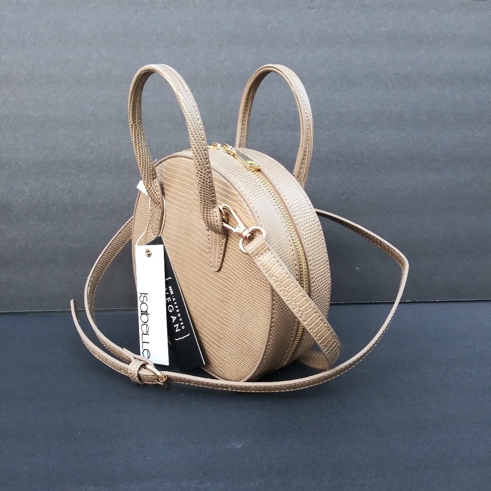 NWT ISABELLE VEGAN MINI SATCHEL CROSSBODY PURSE - Picture 2 of 4